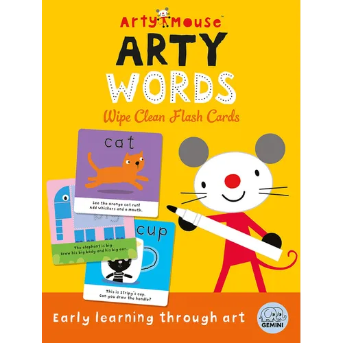 Arty Mouse Words Wipe Clean Flash Cards