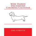 Wire Haired Dachshund Coloring Calendar