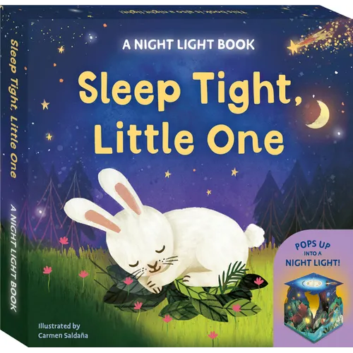 Sleep Tight, Little One: Bedtime Story That Pops Up Into a Night Light! with Rechargeable Usb-C Led - Hardcover