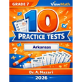 10 Arkansas ATLAS Grade 7 Math Practice Tests: The Ultimate Test Prep Collection with Answer Explanations: The Ultimate Test Prep Collection with Answ